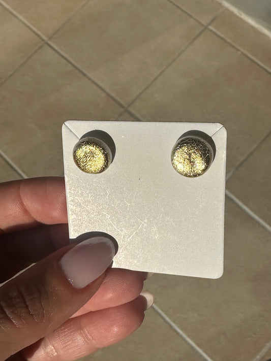 Golden Stardust Studs