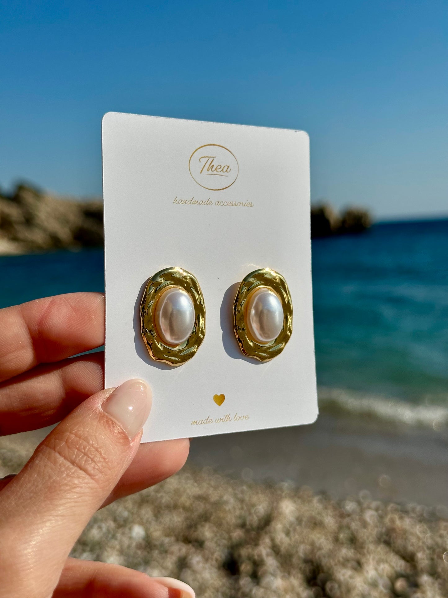 Aurora Pearl Studs