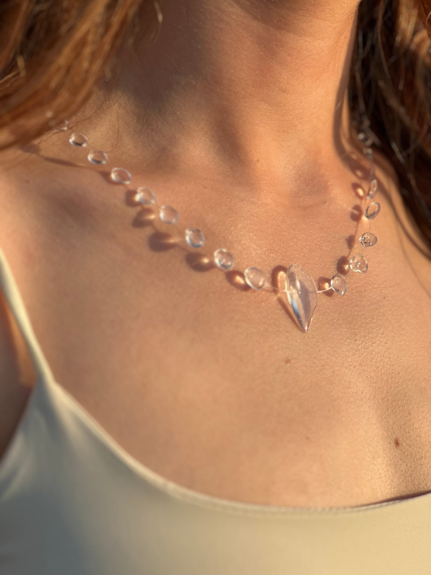 ‘Crystal Flame’ necklace