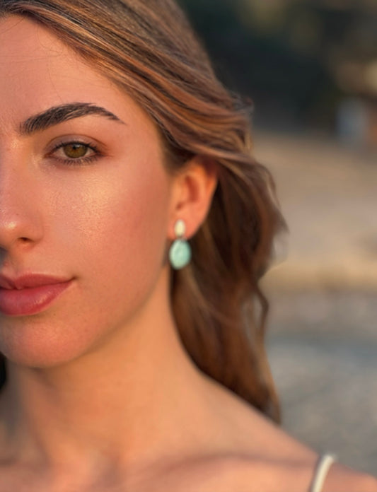 ‘Aqua’ earrings