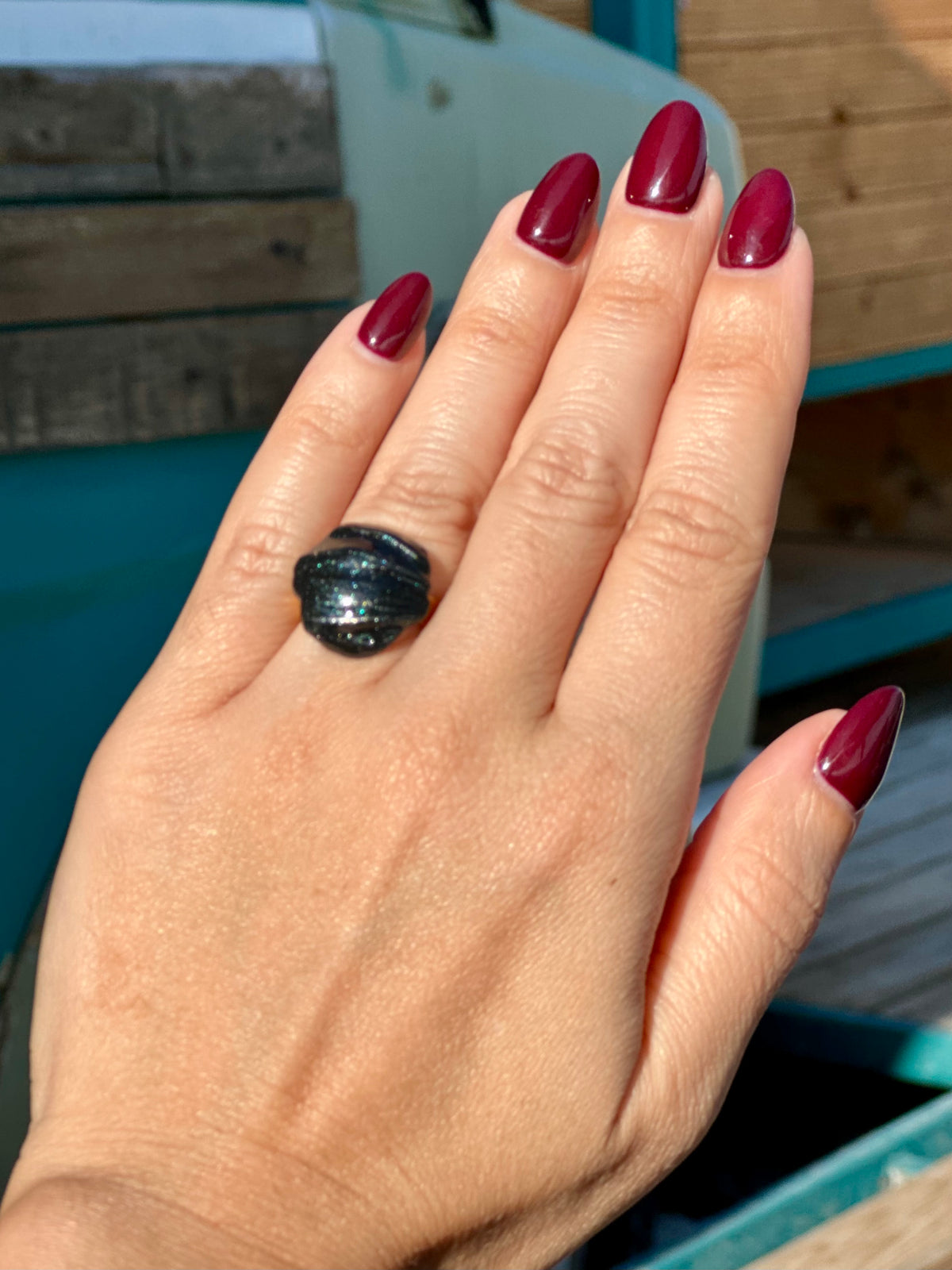 Midnight Spark Ring