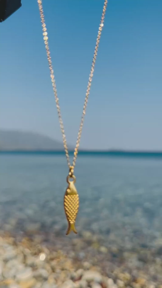 Aegean Fish Necklace